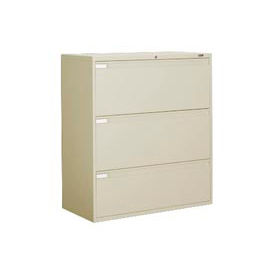 9300 Series 42"W 3 Drawer Binder Lateral File Cabinet, Putty