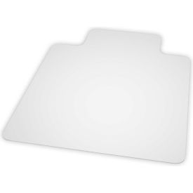 Office Chair Mat for Hard Floor - 45Wx53L with 25x12 Lip - Straight Edge - No Packaging