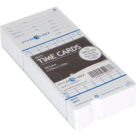 Time Cards for Electronic Time Recorder, Pack of 100