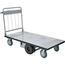 Mid-Axle Drive Motorized Electric Platform Truck 1500 Lb. Cap.