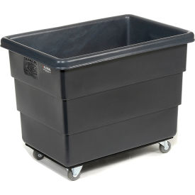 Black Recycled Plastic Box Truck 10 Bushel 500 Lb. Cap.