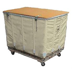 White Canvas Shipping Hamper Truck 20 Bushel Capacity