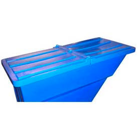 Hinged Lid for 5/8 Cu. Yd., Plastic Self-Dumping Hopper, Black