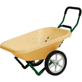 Loadumper Plastic Lawn & Garden Nursery Wheelbarrow - 4 Cu. Ft. - 200 Lb. Cap.