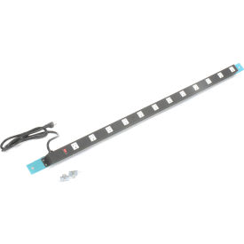 Power Supply W/ 8 Outlets & 6'L Cord, 60"W, Blue