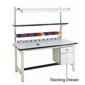 Lockable Steel Drawer, 15"W x 20"D x 6"H, Tan