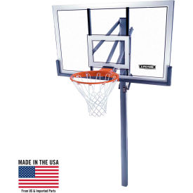 In-Ground Competition Power Lift Basketball System