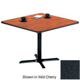 Premier Hospitality 24" Square Restaurant Table, Graphite