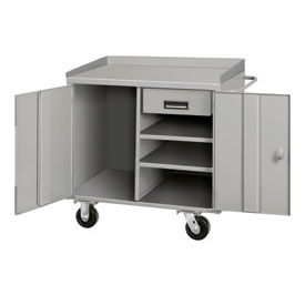 Mobile Service Cabinet Bench W/ Drawer, 36"W x 26"D