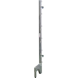 Cantilever Rack Free Standing Left Upright for 18" Shelf, 22" L x 72.75' H, Aluminum