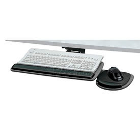 Standard Adjustable Keyboard Tray, Graphite/Black