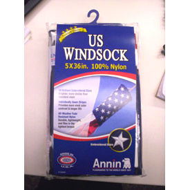 Nylon Windsock 5" Diameter X 36"