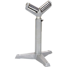 Roller V Stand with 23-1/2" to 39-1/4" Height Range 1760 Lb Capacity