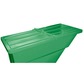 Hinged Lid for 5/8 Cu. Yd. Plastic Self-Dumping Hopper, Green