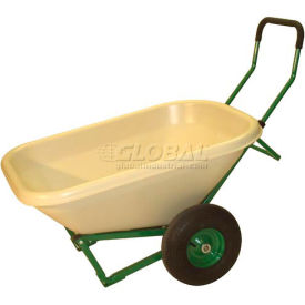 Loadumper Plastic Lawn & Garden Nursery Wheelbarrow 6 Cu. Ft. 400 Lb. Cap.