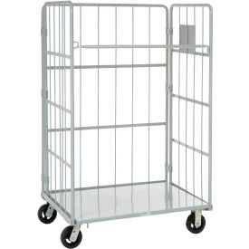 Folding Truck, 1200 lb Capacity, 43"L x 32"W x 67"H, Gray