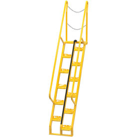 Alternating Stair 7' 12-Step Ladder, 56° Angle