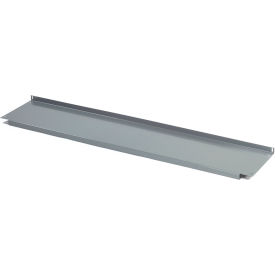Steel Lower Shelf, 72"W x 14"D, Gray