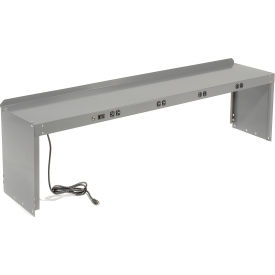 Power Riser, 60"W x 15"D, Gray