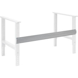 Workbench Steel Stringer For C Channel Adj Leg & Fixed Height, 72"W, Gray