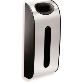 Wall Mount Grocery Bag Holder in Black