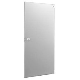 Steel Inward Swing Partition Door - 25-5/8"W x 58"H (Gray)