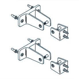 Mid Panel to Wall and Panel to Pilaster Bracket Kit for Steel Partition