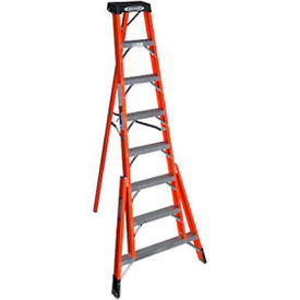 8' Fiberglass Tripod Step Ladder - FTP6208