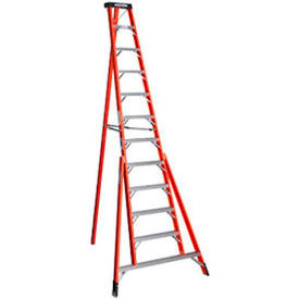 12' Fiberglass Tripod Step Ladder