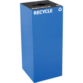 Recycling Can, 36 Gallon, Blue