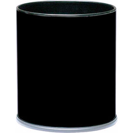 Executive Series Metal Wastebasket 4 Gallon Black, 66BK