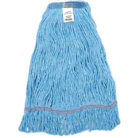 Large Blue Looped Mop Head, Narrow Band