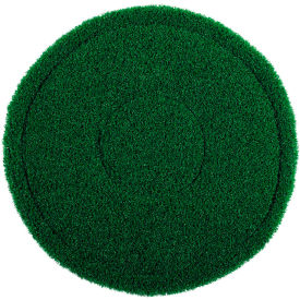 13" Scrubbing Pad, Green, 4 Per Case