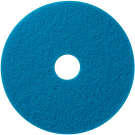17" Scrubbing Pad, Blue, 5 Per Case