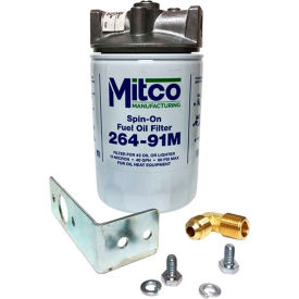 Mitco Spin-On Oil Filter, Complete with Top, for Residential & Light Commercial use