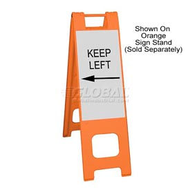 Engineer Grade Legend-Keep Left With Arrow For Narrowcade And Minicade