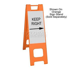 Engineer Grade Legend-Keep Right With Arrow For Narrowcade And Minicade