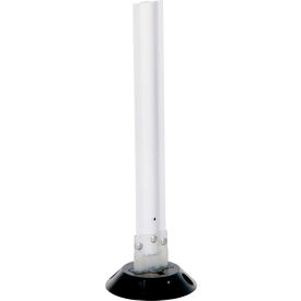 Surface Mount Flexible Stake 24" H White