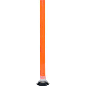 Surface Mount Flexible Stake 48" H Orange