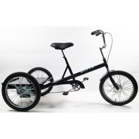 Mover Tricycle 550lb Capacity 3 Speed Coaster Brake 20" Wheels Black