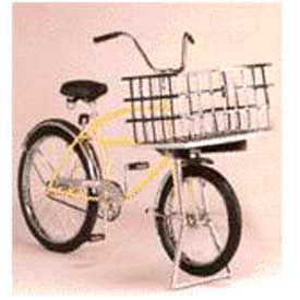 Industrial Bicycle 275 lb Capacity Low Gravity with Front Basket Men Yellow