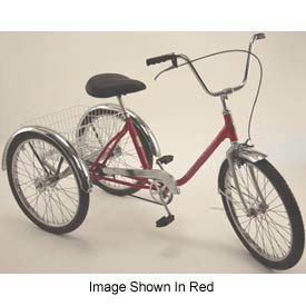 Executive Med-Duty Tricycle 275Lb Cap. 1Speed Coaster Brake w/Rear Basket E.Blue