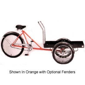 Front-Loader Tricycle 500 Lb Capacity w/Platform 37" Axle Black