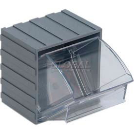 Interlocking Bin 3-3/4 x 2-7/8 x 4 Gray