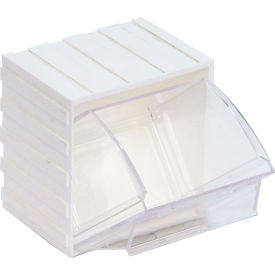 Tip Out Interlocking Bin 3-3/4 x 2-7/8 x 4 White