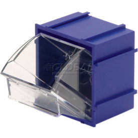Quantum Tip Out Interlocking Bin 2-1/2 x 2 x 2-3/4 Blue