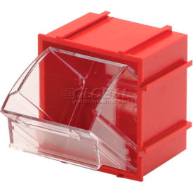Quantum Tip Out Interlocking Bin Red 2-1/2 x 2 x 2-3/4