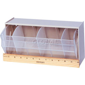 Dividable Tip Out Bin QTB410 11-7/8 x 5-1/4 x 5-15/16 Ivory