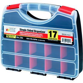 Single Sided Organizer - 17 Compartments - 12-1/2"L x 10"W x 2-1/4"H