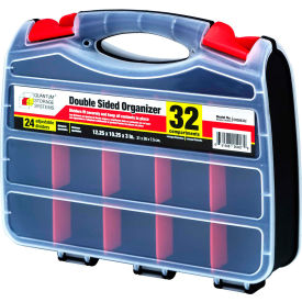 Double Sided Organizer - 32 Compartments - 12-1/4"L x 10-1/4"W x 3"H